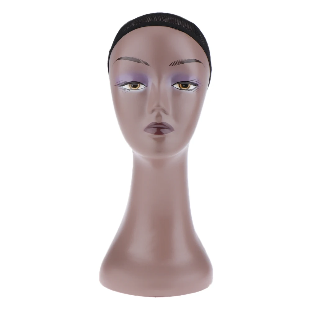 

Mannequin Head Model Female Manikin Headphone Hats Display Stand Wigs Holder