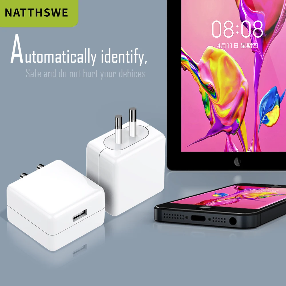 NATTHSWE Быстрая зарядка 3 0 USB зарядное устройство 18 Вт для samsung Galaxy S6 S7 Note 4 htc Motoal QC3.0