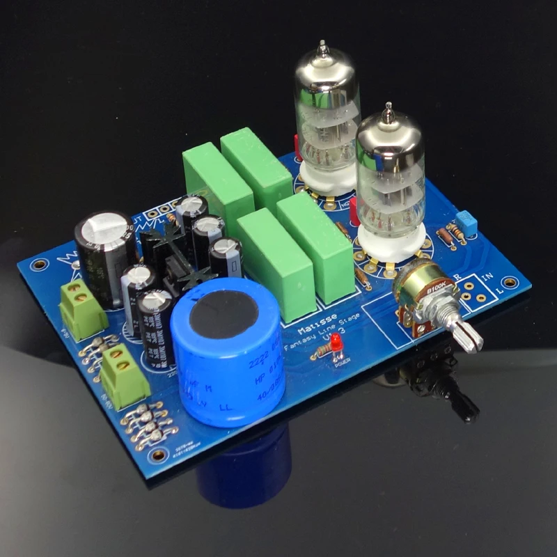 

Assembled 6H3n-E / 6n3 Tube Preamplifier Board Tube Preamp Board Base On MATISSE Preamp Circuit