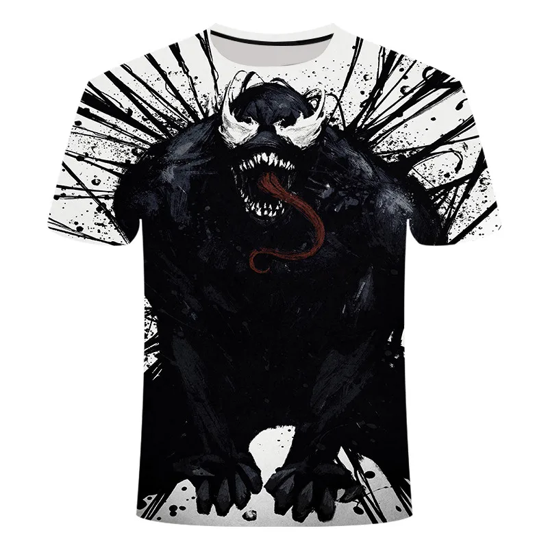 TX033 New Men/women T Shirts Venom Compression Shirt 3D Printed Summer Short Sleeve avenger sweatshirt gym hiphop large size 6XL - Цвет: TX033