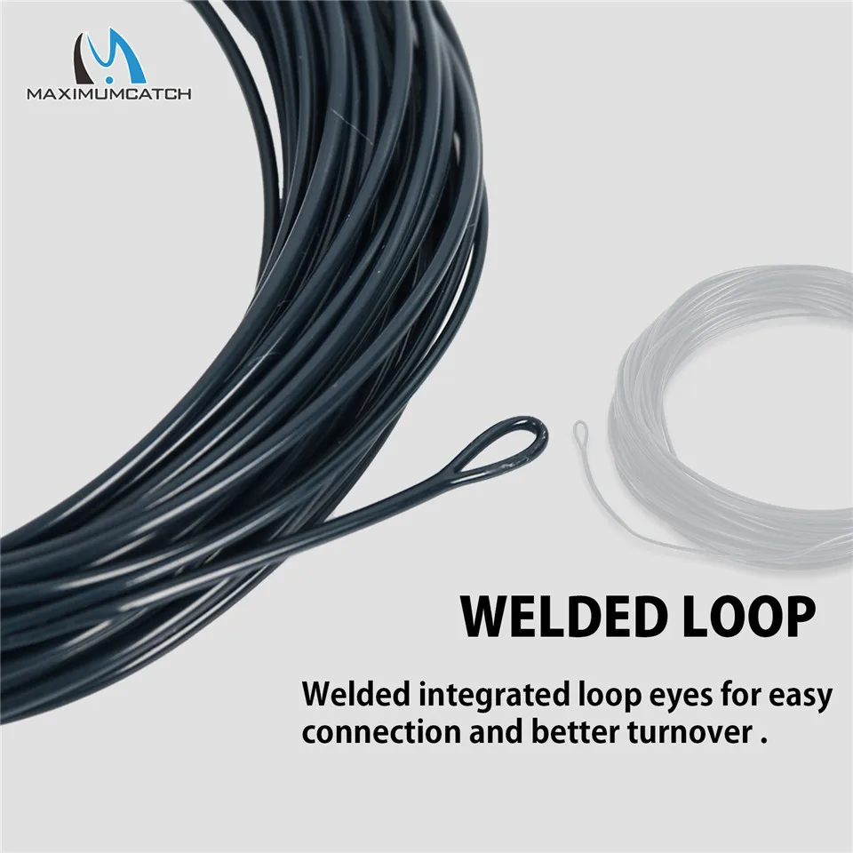Maximumcatch плавающая/погружная линия для стрельбы с 2 сварными петлями летания на