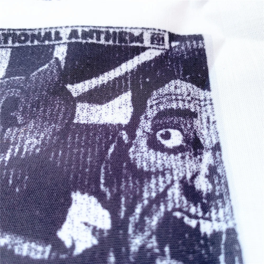 Ширина см ужасная газета полиэфирная хлопковая ткань ручной работы Лоскутная