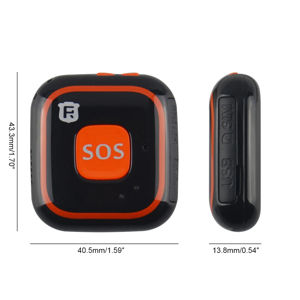 Миниатюрный GPS трекер для детей персональный двухсторонних вызовов SOS Осеннее