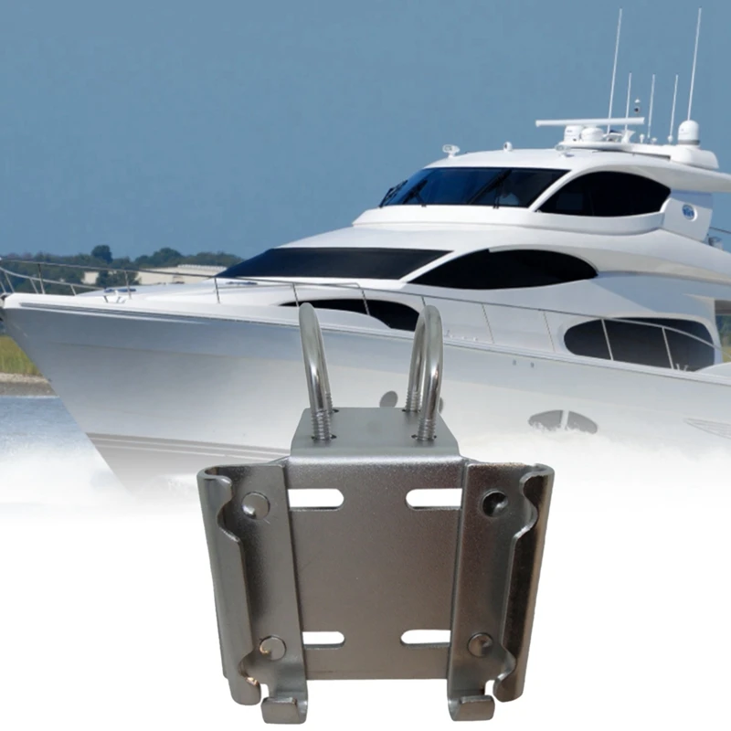 

Large Rail Mount Anchor Brackets for Horizontal Rails for Round Tube and Square Tube Marine Grade SS304 Boat Accessories