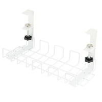 undercounter cable management tray no need to drill wire management suitable for home office desk