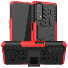 Armor Cover For Realme 7 Case For Realme 7 6 Pro C15 A52 A72 Cover Shockproof Silicone PC Protective Phone Bumper For Realme 7