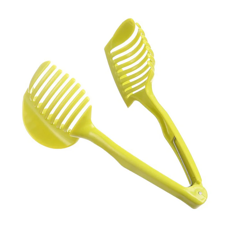 

1pc Fruit Vegetables Slicer Lemon Potato Slicer Multifunction Egg Food Clip Clever Onion Cutter Salad Kitchen Cooking Gadget