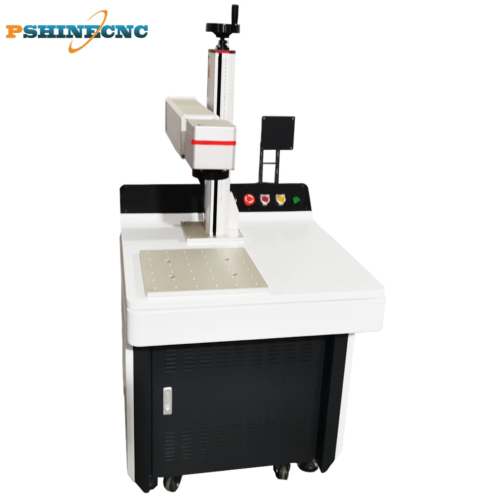Color laser engraving marking portable fiber machine desktop model 20w 30w 50w with 69mm 80mmrotary device |