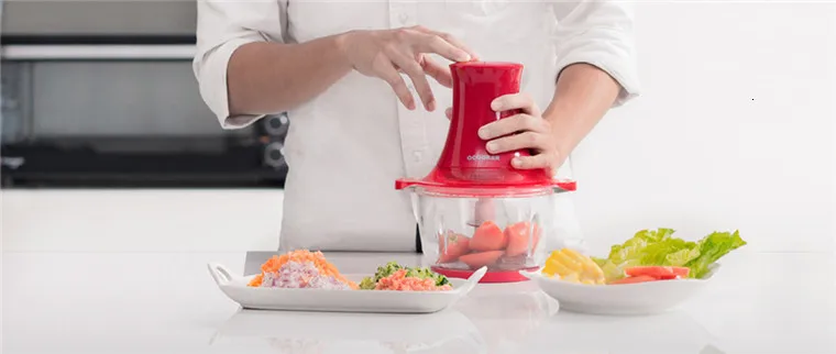 XIAOMI MIJIA QCOOKER электрическая мясорубка для дома Бытовая Кухня маленькая безопасная мясорубка резак эффективная шинковка