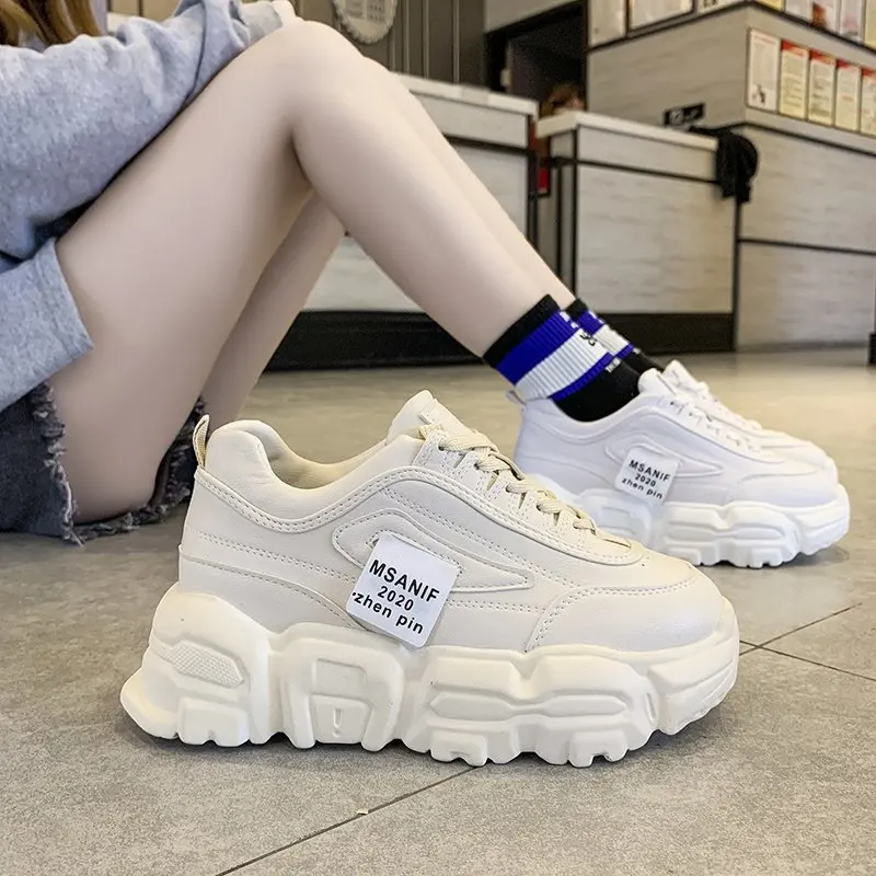 Кроссовки Timalina женские на платформе Вулканизированная подошва массивные модная