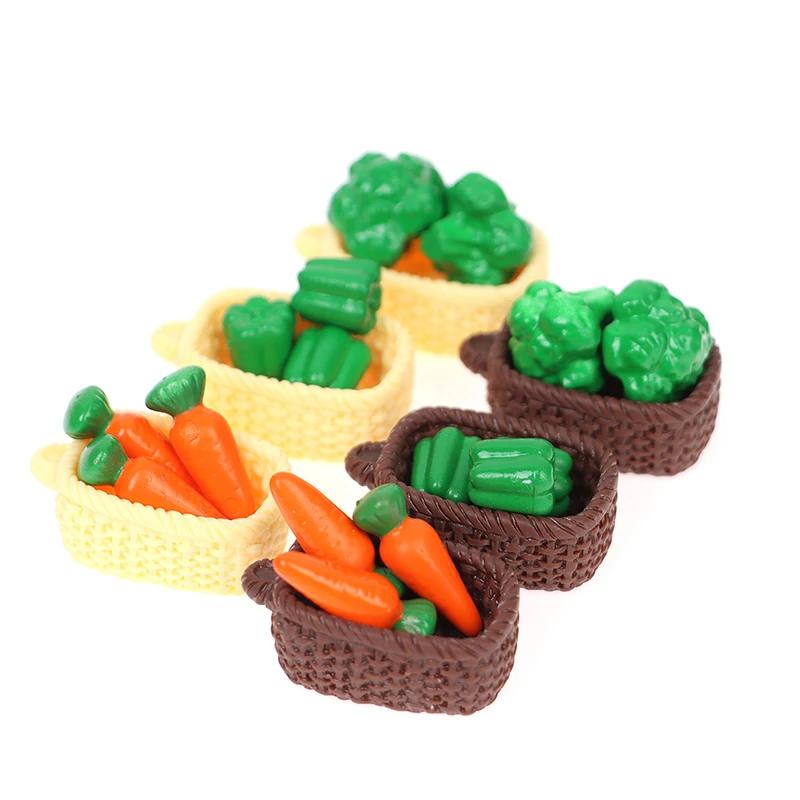 Мини-Имитация искусственных фруктов и овощей в масштабе 1:12 кукольный домик овощи