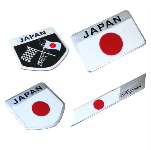 

Set Japan Japanese Flag Emblem Badge Motorcycle Fairing Decals Sticker for Auto Doors Windows Trunks Car Accessories