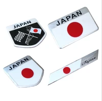 set japan japanese flag emblem badge motorcycle fairing decals sticker for auto doors windows trunks car accessories