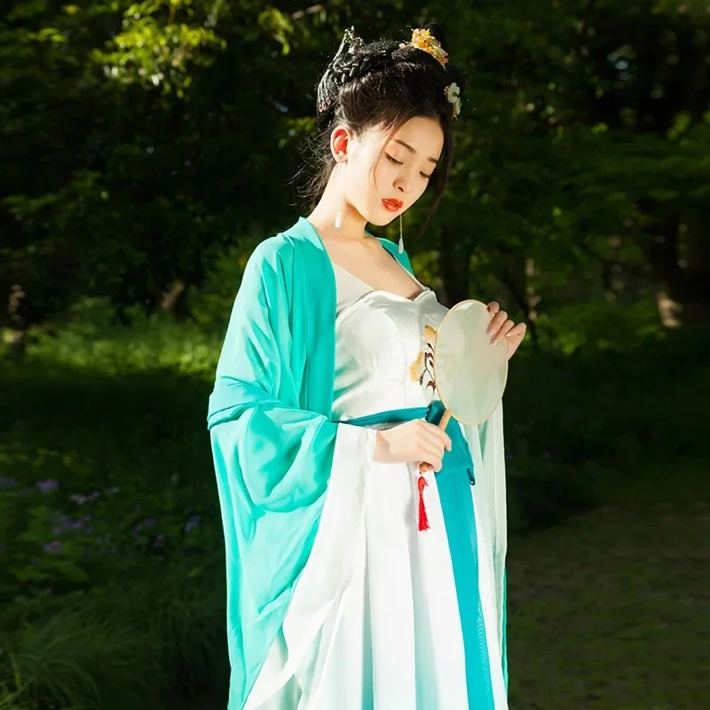 Традиционный китайский Национальный Костюм Древний ТВ ханьфу драма фото костюм