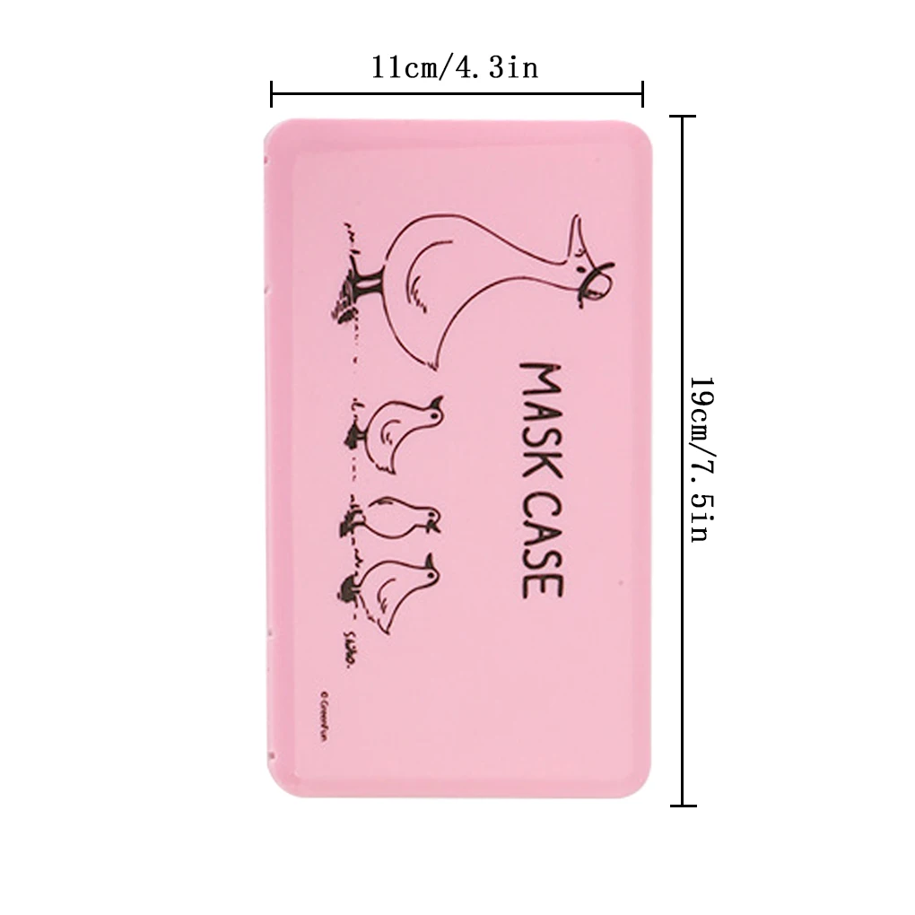 Одноразовый держатель для маски на лицо коробка с пряжкой дизайн чехол лица