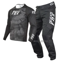 2021 delicate fox 180 oktiv trev jersey pants mountain bicycle offroad suit motocross motorcycle gear set