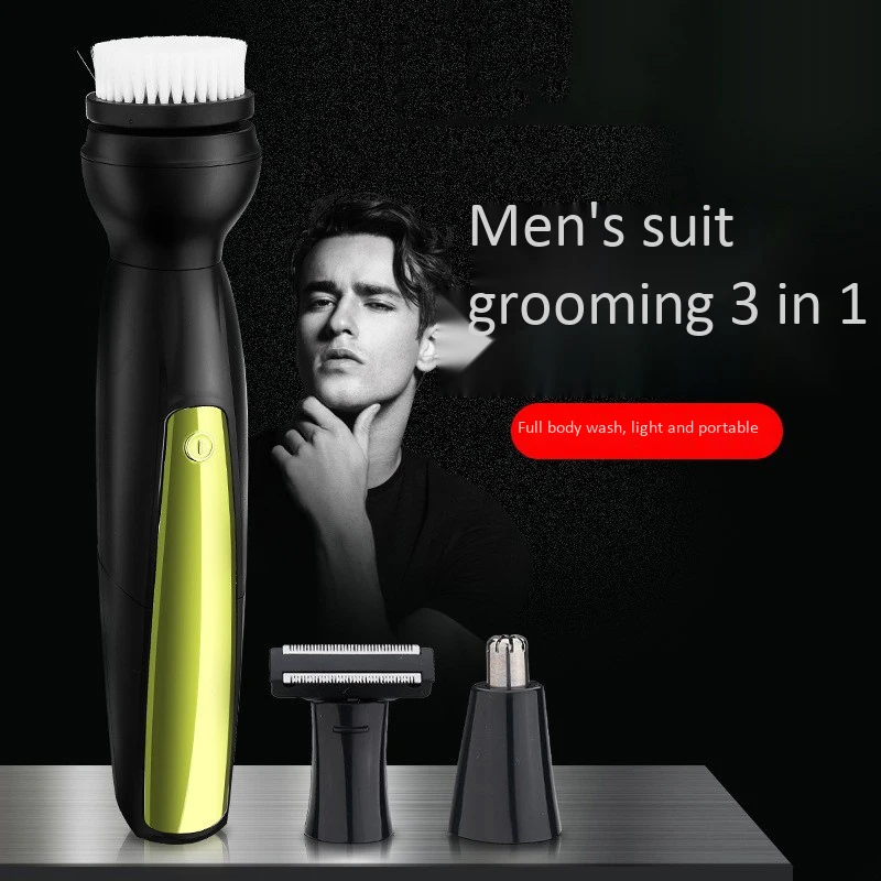 3 в 1 электробритва для мужчин электрическая бритва очищения лица перезаряжаемая