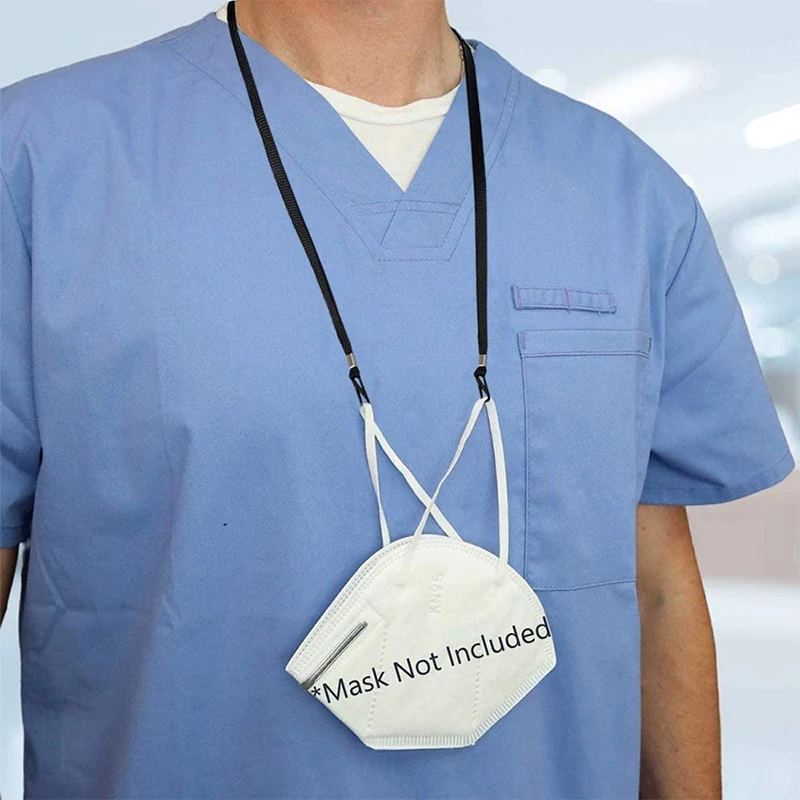 Шнурок для масок лица регулируемой длины держатель взрослых и детей удобные