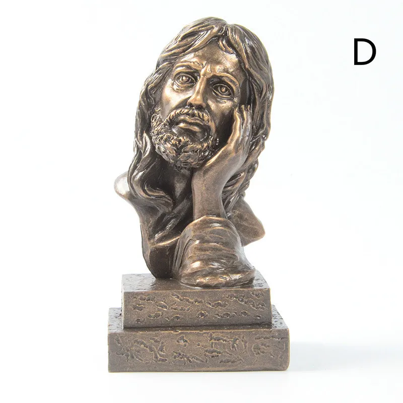 Креативные изделия из смолы католическая Статуя Иисуса статуэтки украшения для