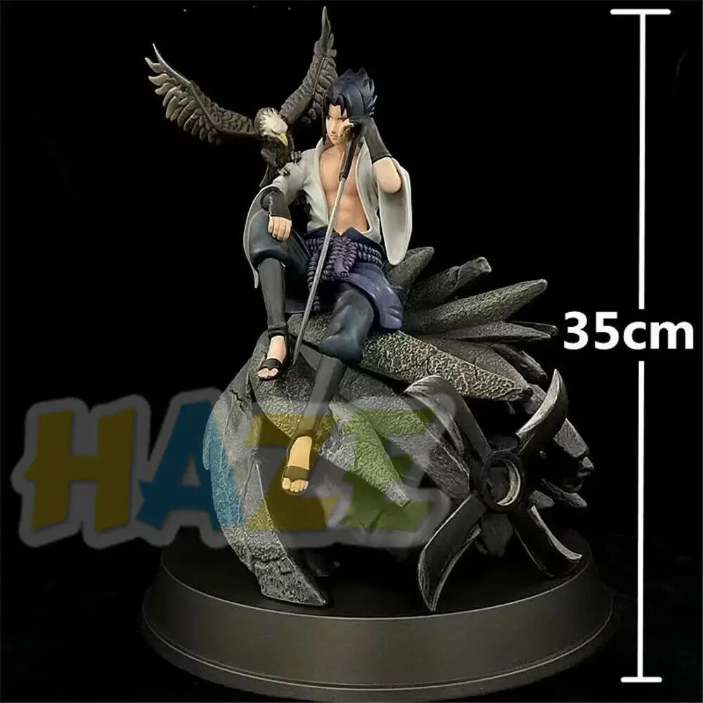 Фигурка героя Аниме Наруто из конца долины Учиха Саске 35 см коллекционная