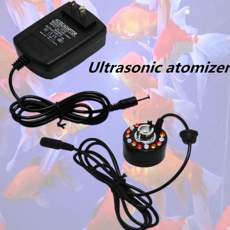 

2pc/set Ornaments Crafts Ultrasonic High Quality Humidifier Atomizer US Adapter Home decoration accessory