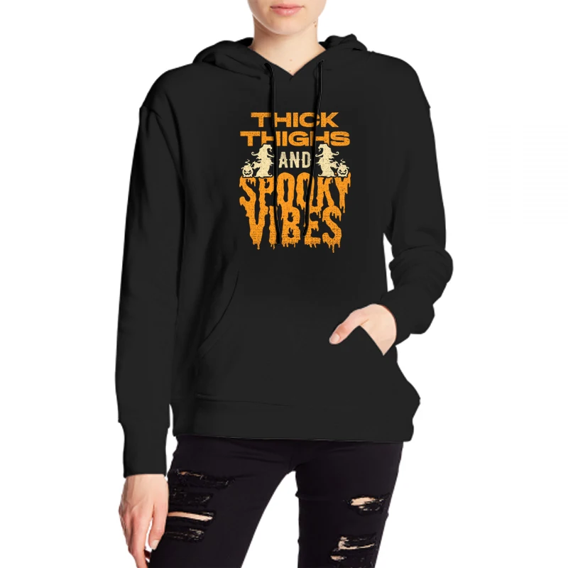 

Men's sweatshirt Thick Thighs And Spooky Vibes Halloween Men Hoodies