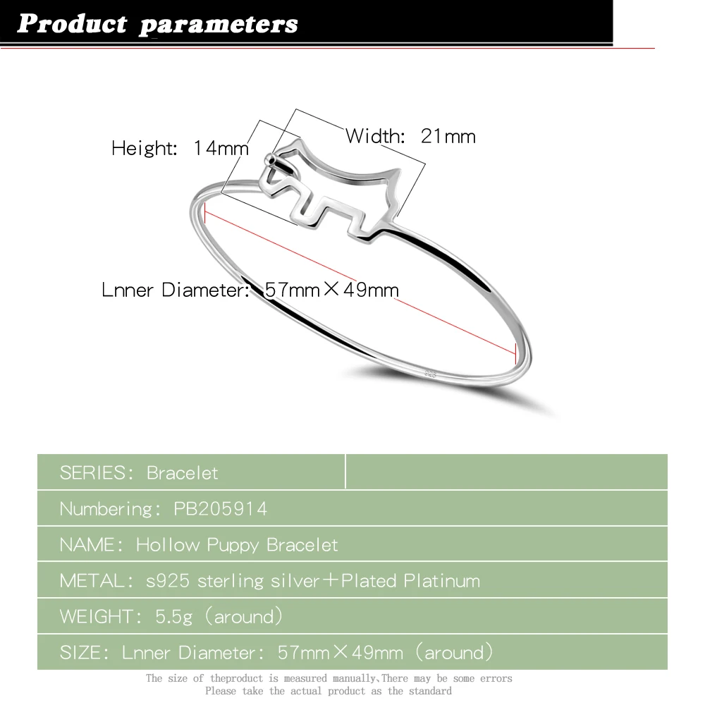 Милый щенок бриллиант для женщин и детей серебро 925 пробы ювелирные изделия