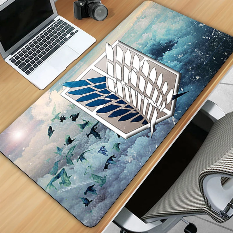 

Deskmat Mouse Pad Attack on Titan Large Pad Hot Mousepad Gamer Xxl Anime Keyboards Accessories Kawaii Gaming Mat Setup Mausepad