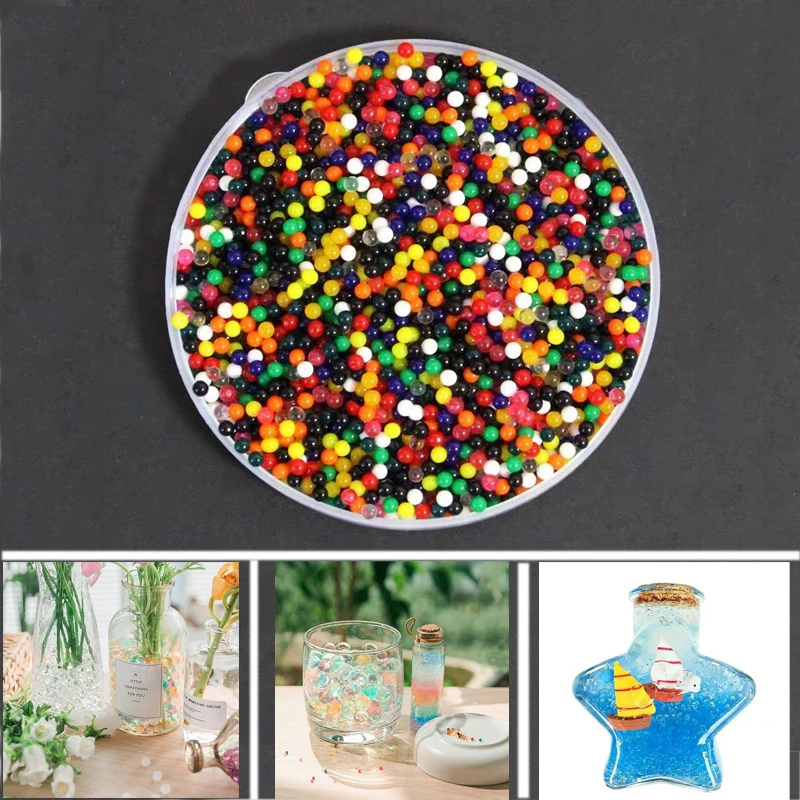 

20-1000pcs Pearl Shape Crystal Soil Water Beads Mud Grow Magic Jelly Balls Kids Children Toy Home Decoration Potted Dropshipping