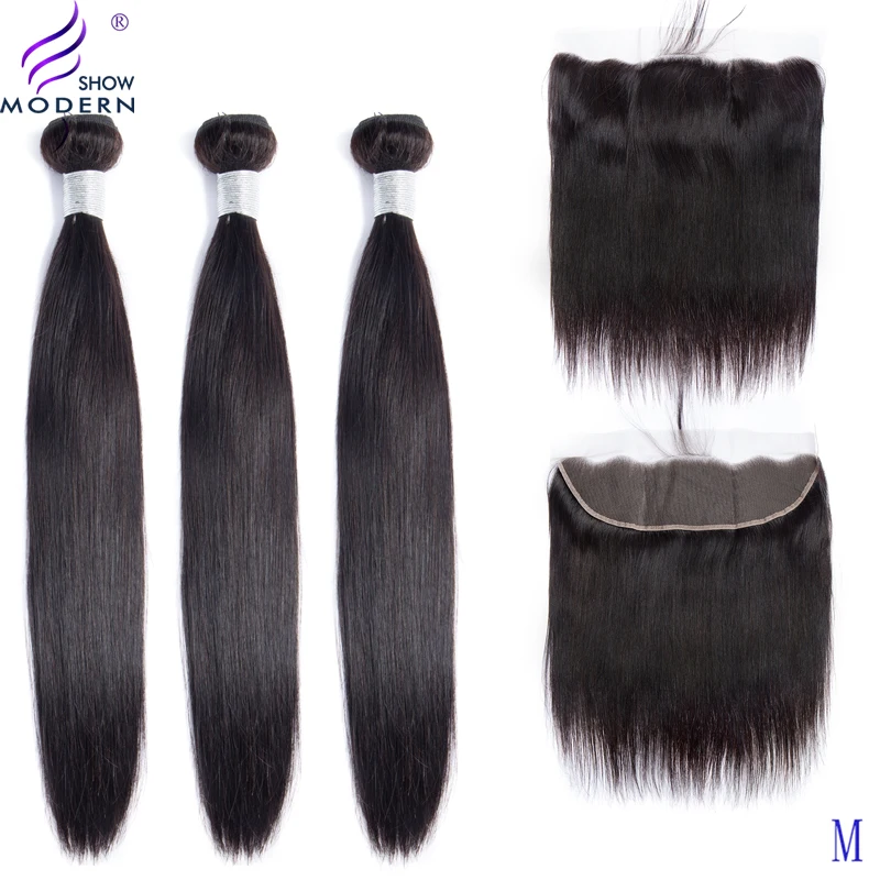 Современные бразильские прямые человеческие волосы пучки средние радио Remy 3