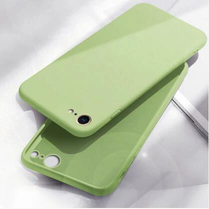 TG-Green tea Жидкий силиконовый цветной чехол для iPhone XS 11 Pro MAX XR X XS Max Candy чехол для телефона s для iPhone 11 7 6 6S 8 Plus Мягкий чехол - Цвет: TG-Green tea