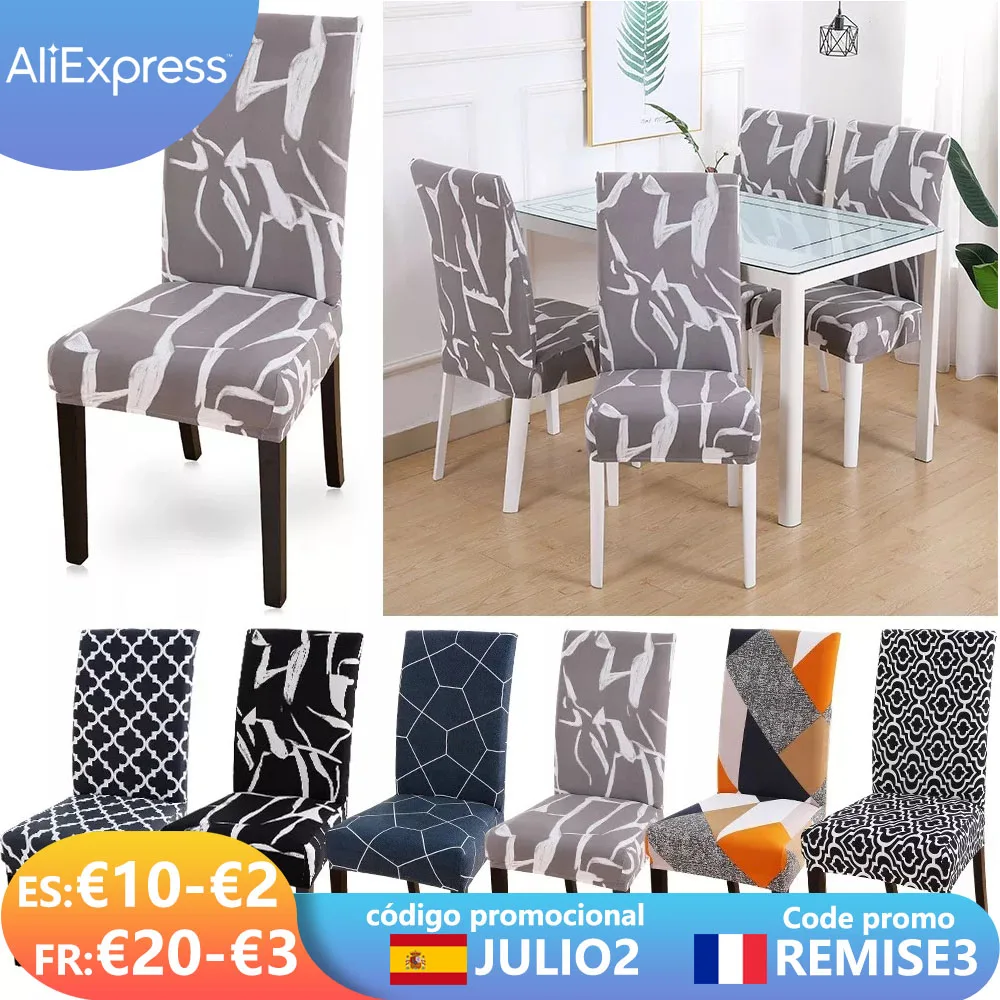 Печать чехлы для стульев Чехлы столовой с защитой от пыли мебель дома Декор анти
