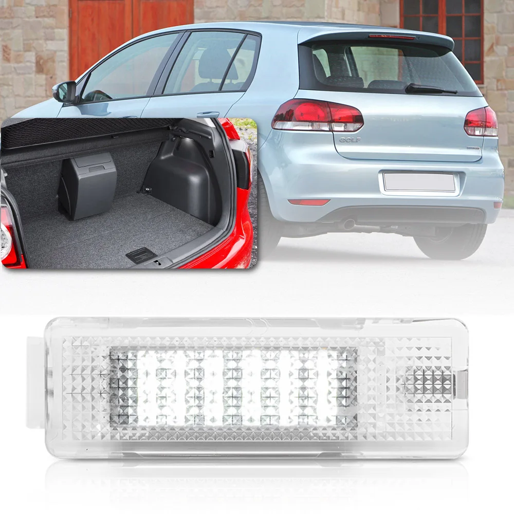 

1X White LED Interior Boot Trunk Luggage Compartment Light For VW Golf Jetta Passat B6 B7 B8 Sedan Wagon Variant Cargo Area Lamp