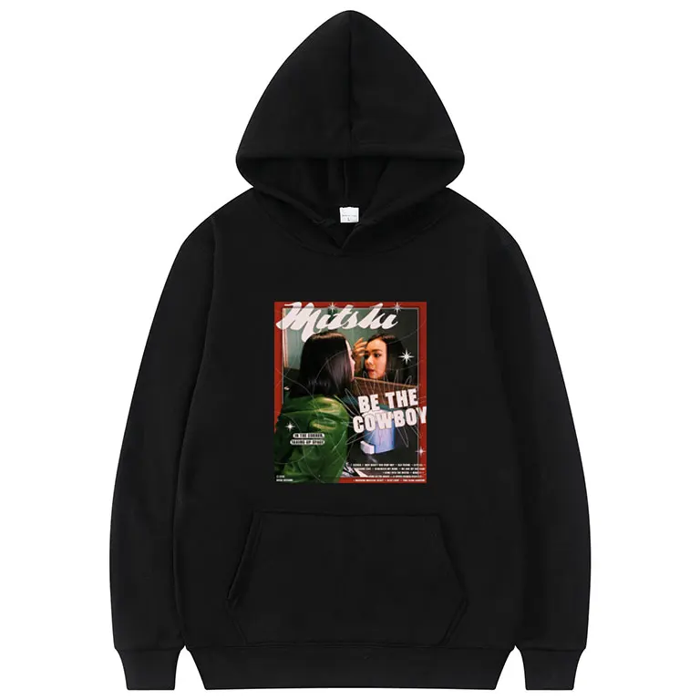 

Mitski Be The Cowboy Poster Music Album Print Hoodie Sweatshirt Men Women Autumn Winter Sweatshirts Hoodies Man Loose Streetwear
