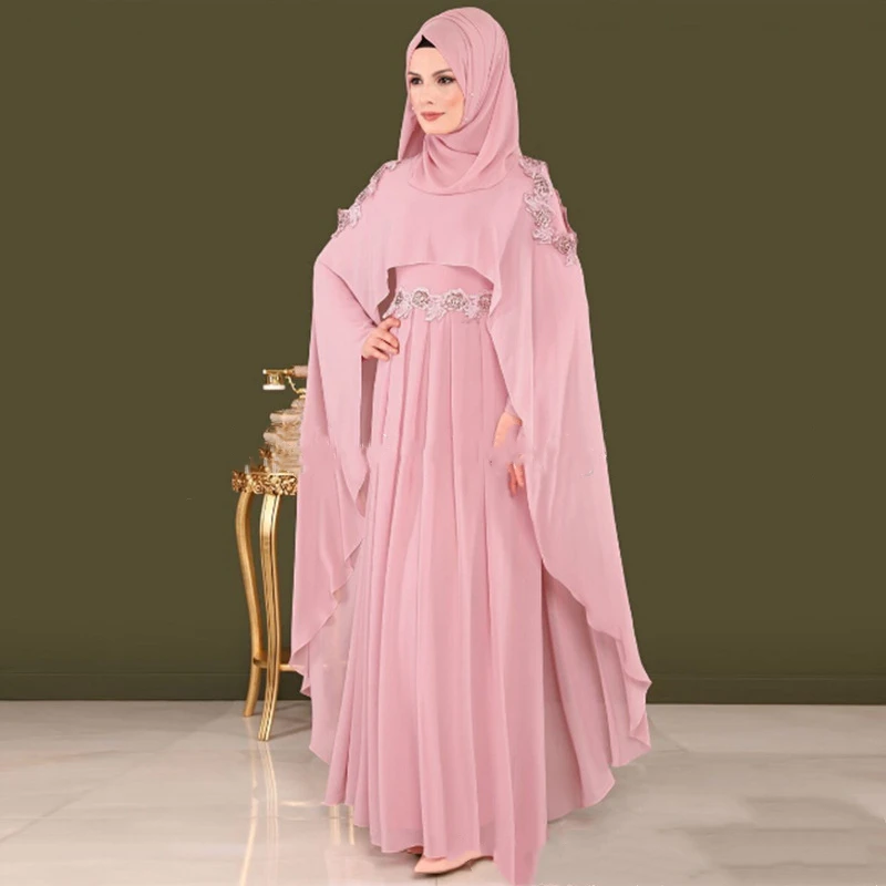 Дубай Абая для женщин djellaba femme abaya коктейльный турецкий Восточный халат из марокена tesettur elbise мусульманское платье исламское платье одежда