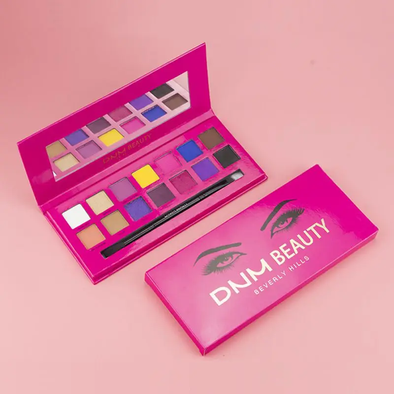 

14 Colors Luminous Eyeshadow Palette Long-lasting Waterproof Smudge-proof Shimmer Matte Eye Shadow