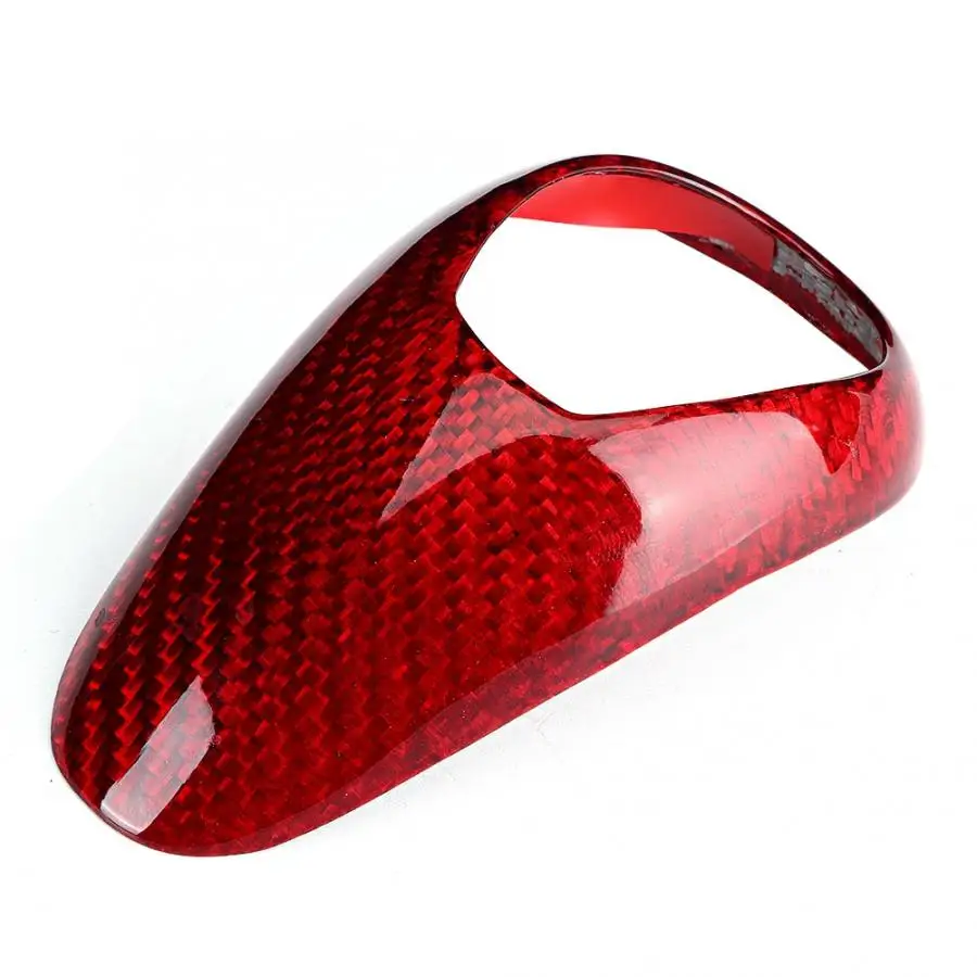 Gear Shift Collars Red Carbon Fiber Knob Cover Trim Fits for M2 M3 M4 M5 X5M X6M Car Accessories | Автомобили и мотоциклы