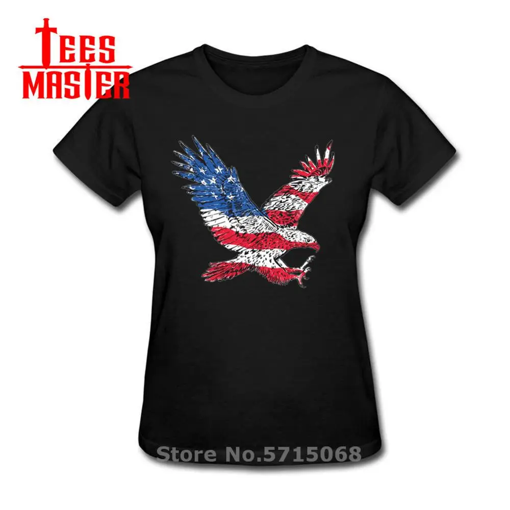 Футболка женская в полоску 3d-рубашка с флагом США классный топ стиле хип-хоп