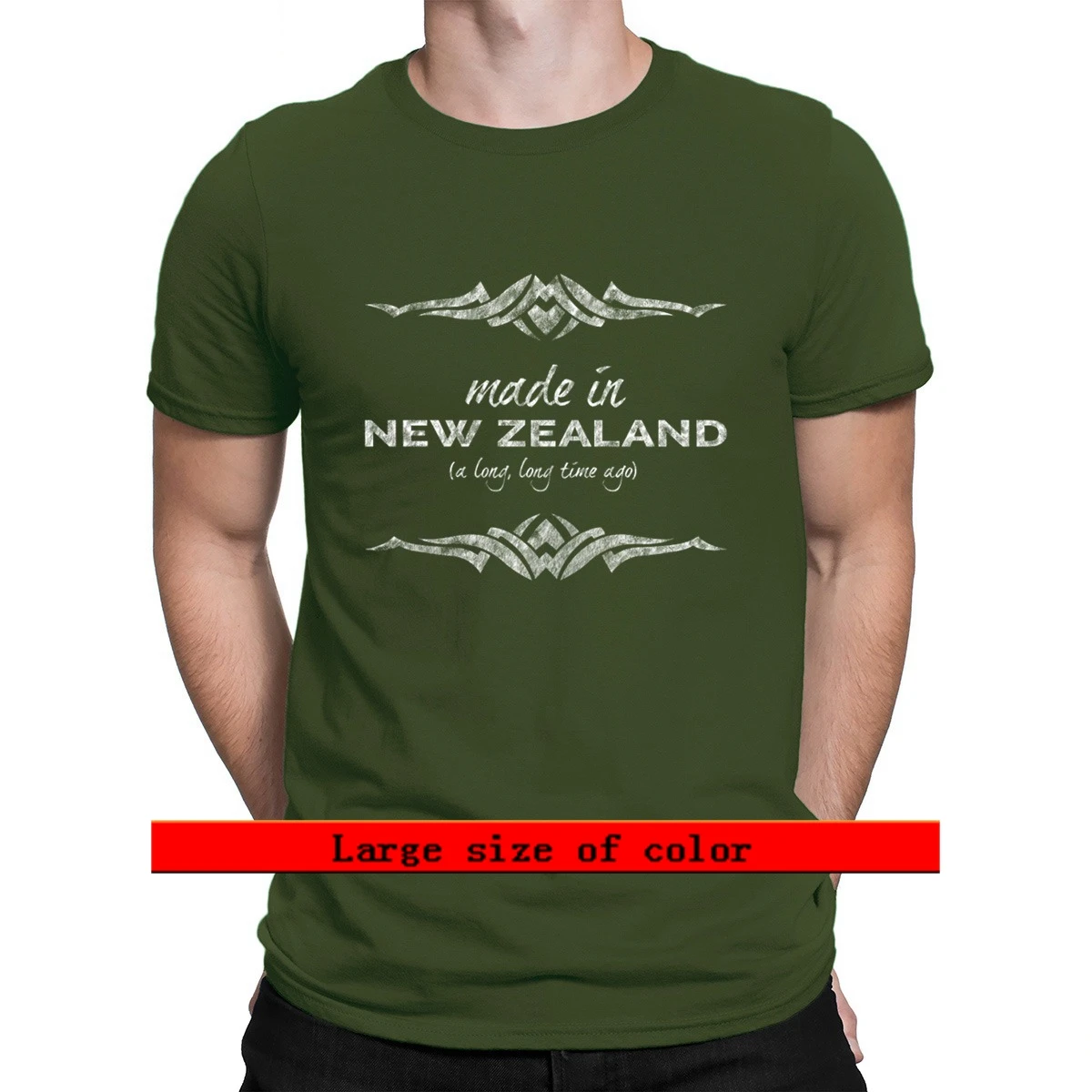 

Made In New Zealand A Long Long Time Ago 2021 T Shirt Custom Gift Trend Pattern Summer Round Neck Short Sleeve Comfortable Shirt