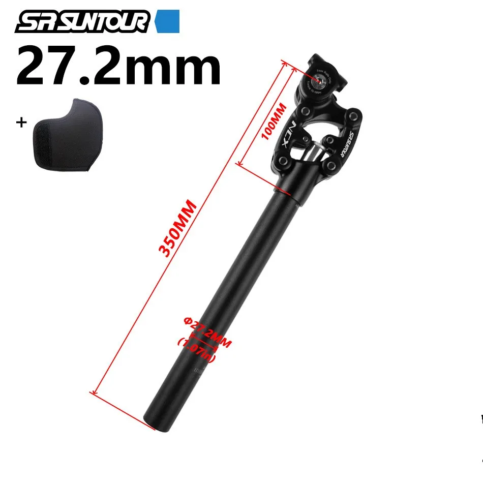 

Adapter Seatpost Bicycle Black Components Cycling Seat Tube Shock Absorber