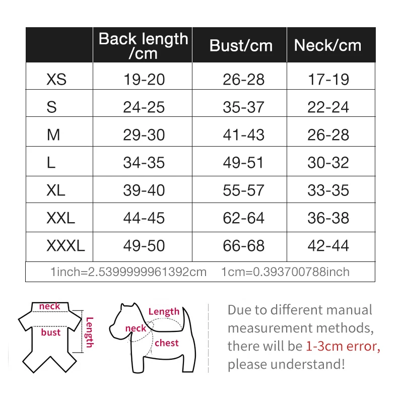 

Autumn Winter Pet Clothes Dogs Thicken Warm Puppy Cats Coats Waterproof Dog Jacket Chihuahua Pug French Bulldog Vest Clothing