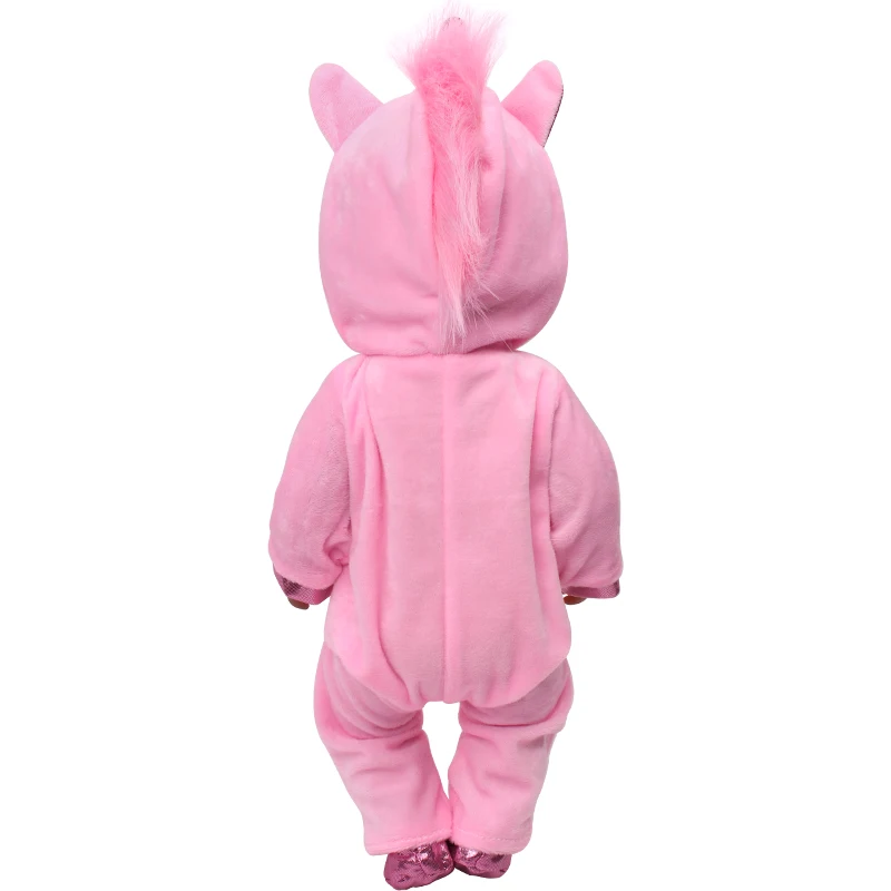 43 см Одежда для американских кукол мальчиков розовый костюм единорога синий