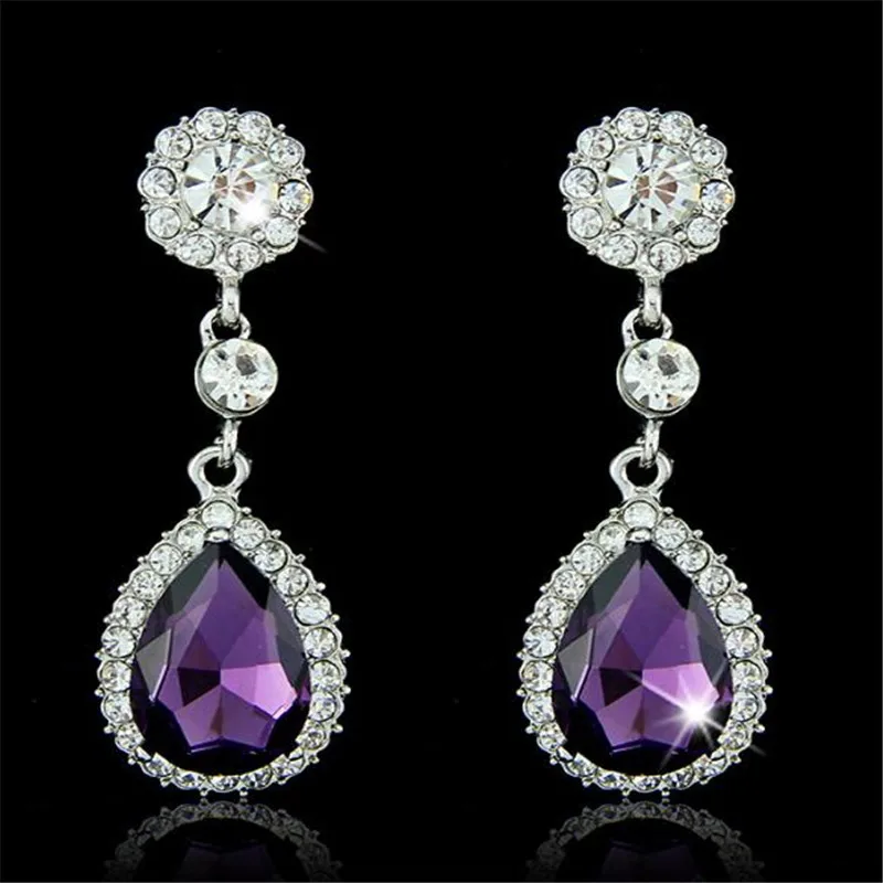 Темпераментные серьги в форме капли воды геометрические очаровательные с