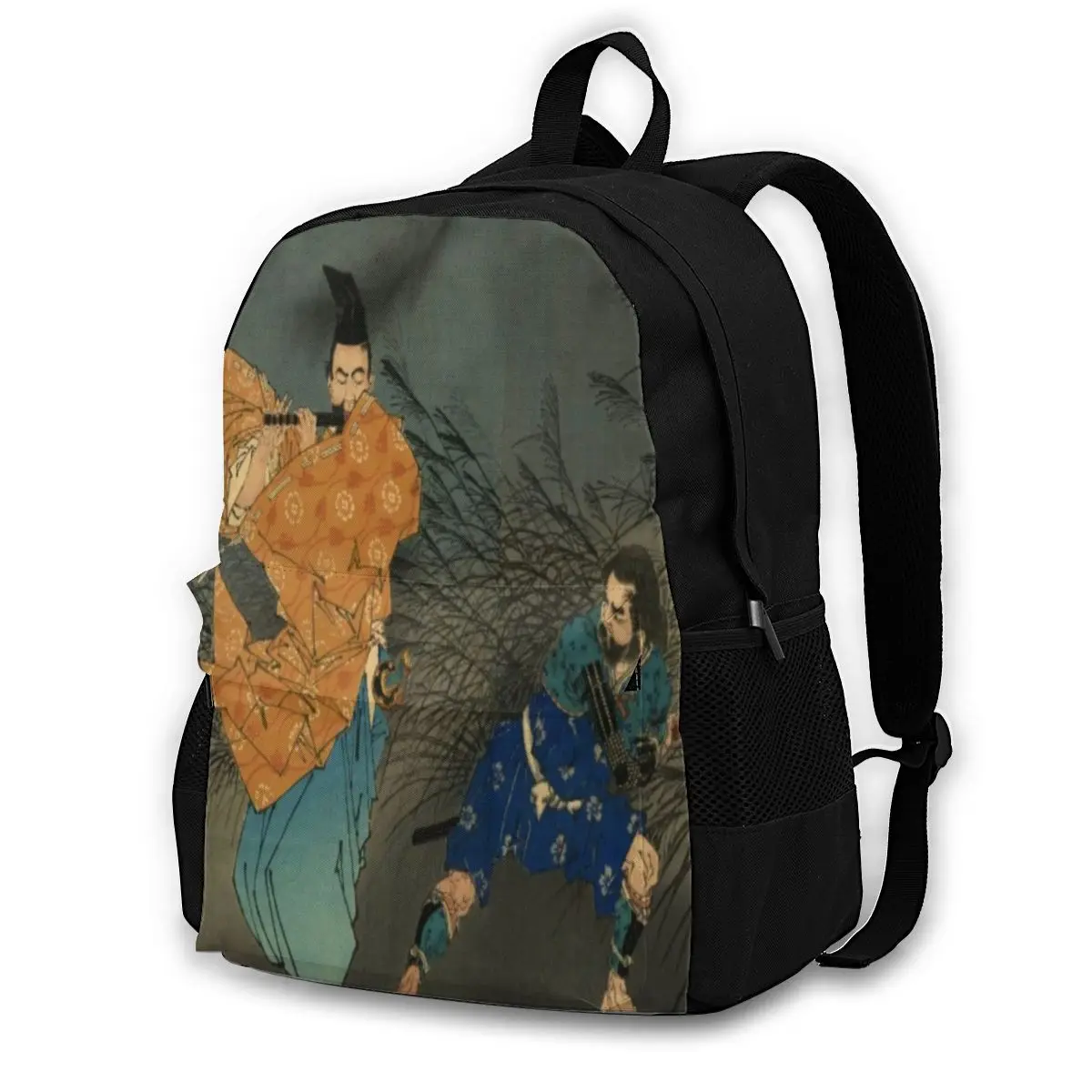 

Рюкзаки Samurai Champloo, мужской рюкзак для пикника из полиэстера, мягкие сумки с подвесками