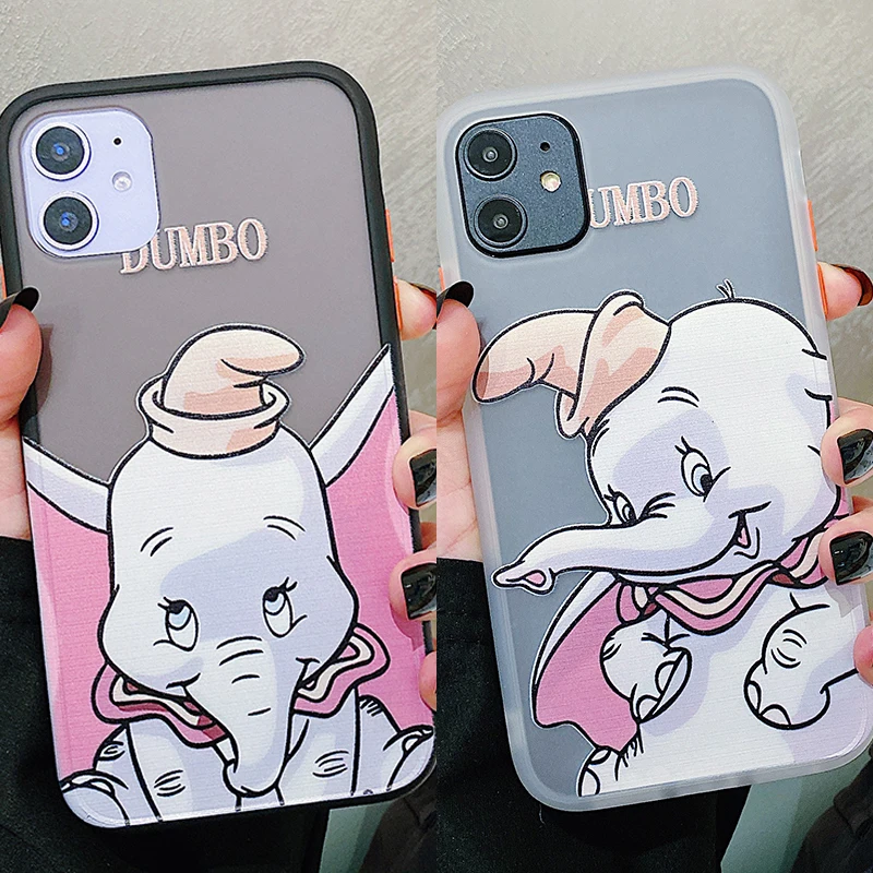 2 в 1 стиль бампер чехол для телефона XiaoMi RedMi Note 8 7 K20 Pro мультфильм Dumbo слон