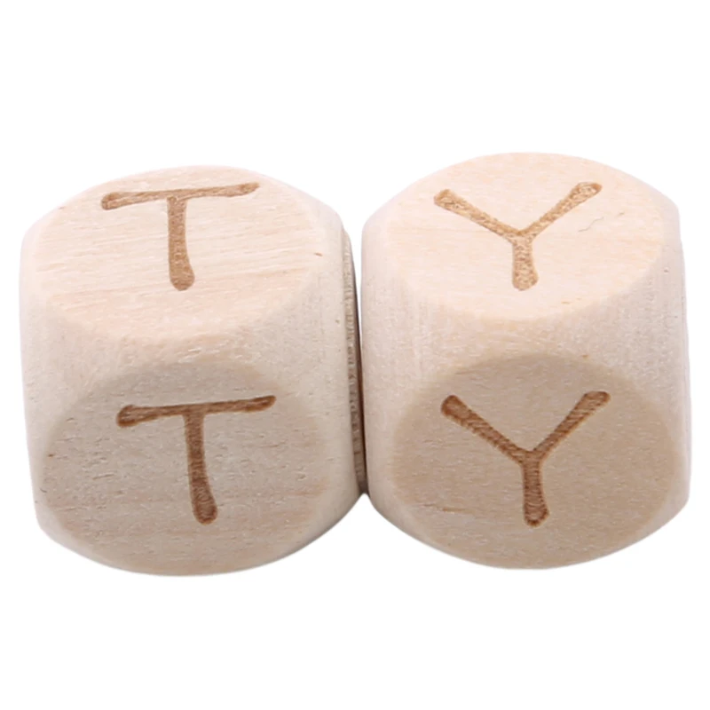 

Baby Nursing Accessories Square Shaped 12mm Wooden Beads DIY Teething Jewelry For Baby High Quality Teether Toys