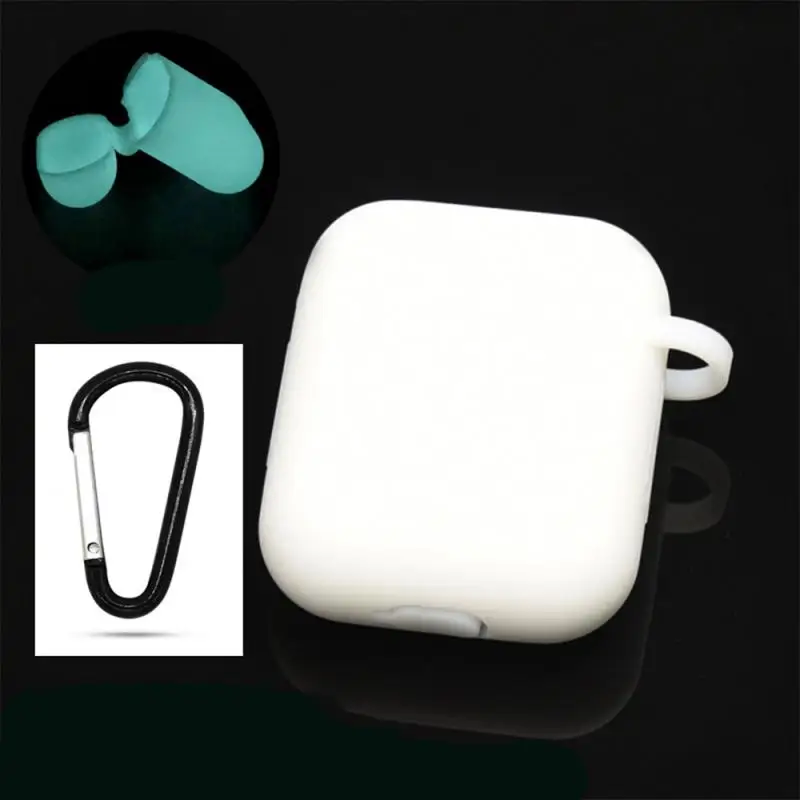 Мягкий силиконовый чехол s гарнитура для Apple Airpods Сверхтонкий с разрезом защитой