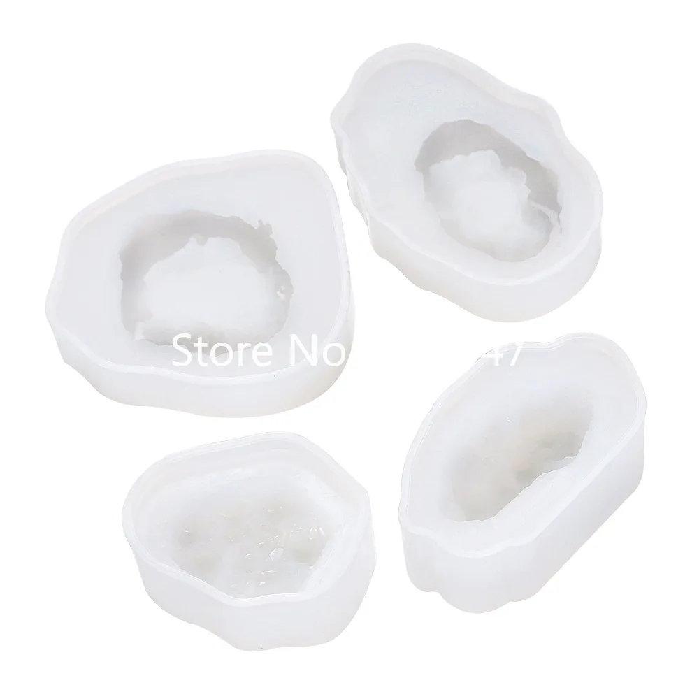 1 шт. четыре вида кристаллической силиконовой формы Expoxy полимерная форма для