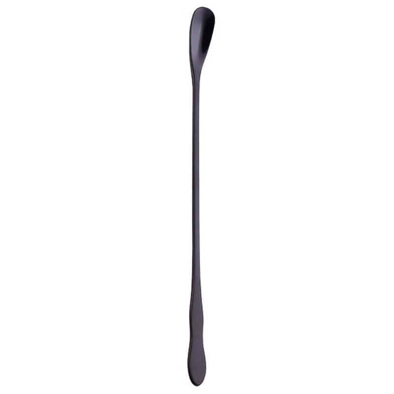 

1Pc Stainless Steel Coffee Spoon With Long Handle Colorful Coffee Scoops Dessert Tea Spoon Stocked Kitchen Tool Tableware