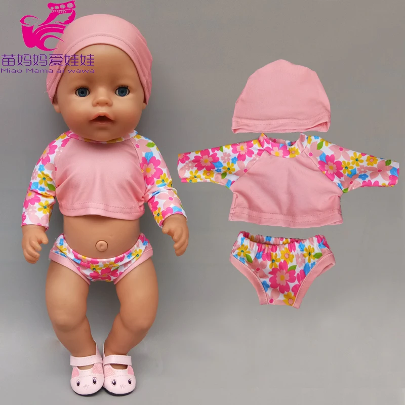 Комплект из хлопковой одежды и брюк подходит для кукол малышей 43 см наряды